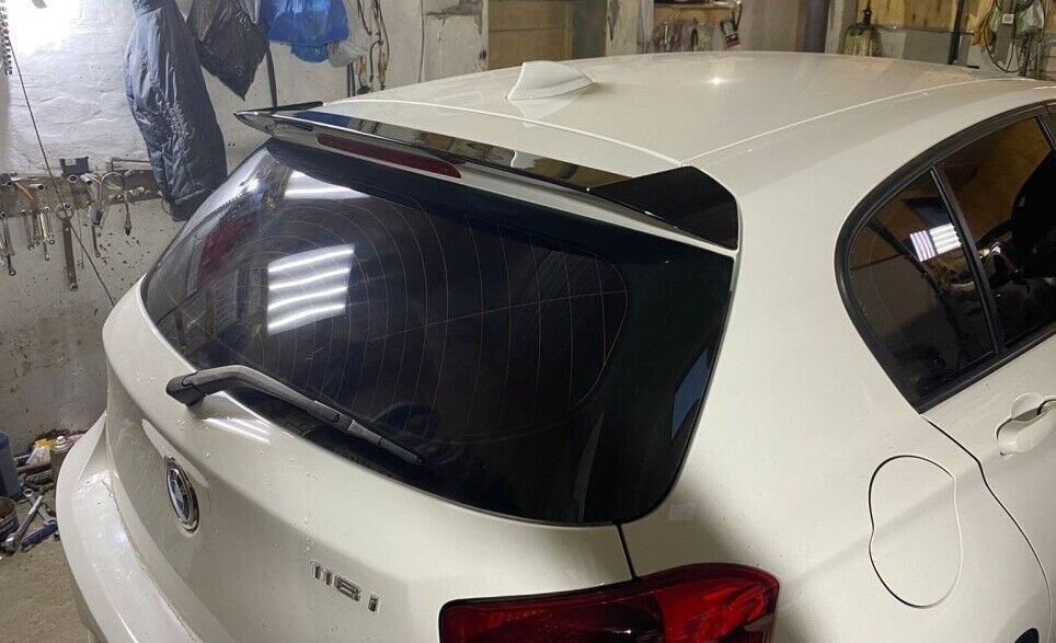 BMW 1 SERIES F20 F21 2011-2019 M SPORT GLOSS BLACK ROOF REAR SPOILER 05