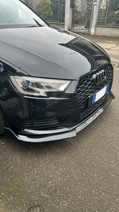 GRIGLIA ADATTA PER AUDI A3 8V 2017-2020 LOOK RS3 LOOK NERO LUCIDA 0033