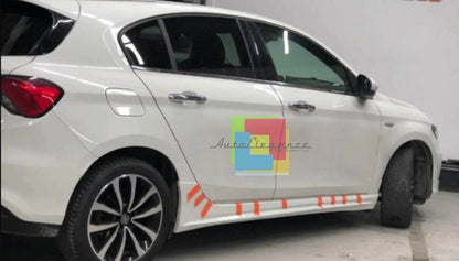SKIRTS SUITABLE FOR FIAT TIPO HB SW SEDAN 2015+ RAW LOOK SPORT DESIGN