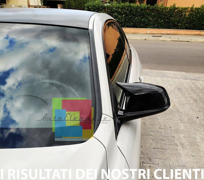 BMW SERIE 3 F30 F31 F34 SPECCHI SOSTITUTIVI CALOTTE SPECCHIETTI NERO  LOOK M