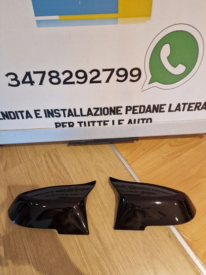 BMW SERIE 3 F30 F31 F34 SPECCHI SOSTITUTIVI CALOTTE SPECCHIETTI NERO  LOOK M