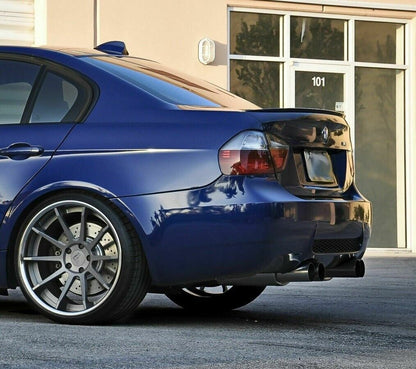 BOOT SPOILER SUITABLE FOR BMW 3 SERIES E90 MSPORT LOOK GLOSSY BLACK