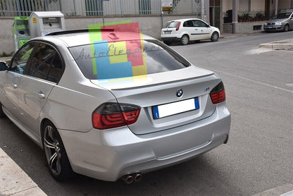 BOOT SPOILER SUITABLE FOR BMW 3 SERIES E90 MSPORT LOOK GLOSSY BLACK