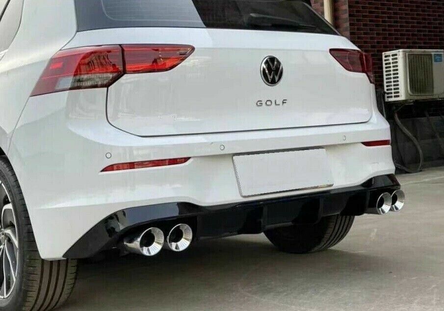 DIFFUSORE ADATTO PER VW GOLF 8 2+2 LOOK R DESIGN SPORTIVO