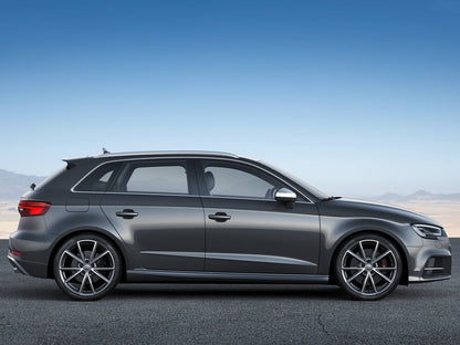 😍MINIGONNE LATERALI PER AUDI A3 8V SPORTBACK IN ABS GREZZO LOOK S3 SLINE😍