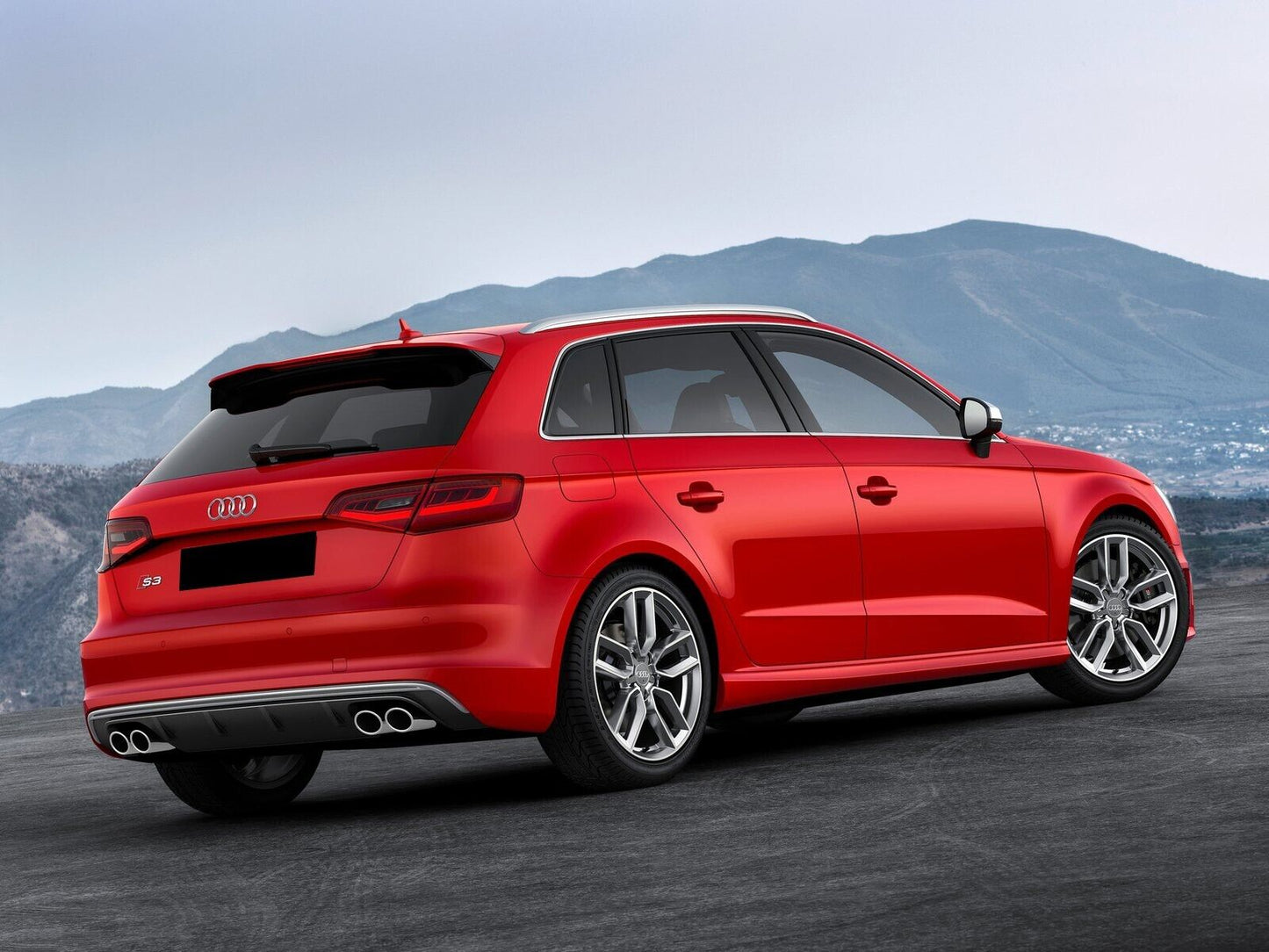 😍MINIGONNE LATERALI PER AUDI A3 8V SPORTBACK IN ABS GREZZO LOOK S3 SLINE😍