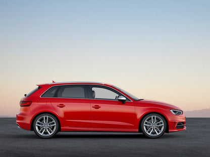 😍MINIGONNE LATERALI PER AUDI A3 8V SPORTBACK IN ABS GREZZO LOOK S3 SLINE😍