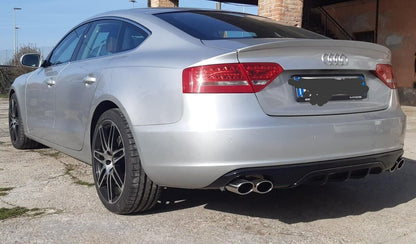 TERMINALI DI SCARICO ADATTO PER AUDI AUDI A6 4G C7 2010-2014 ACCIAIO LOOK S6