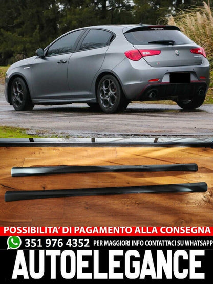 Miniskirts Side Skirts suitable for Alfa Romeo Giulietta Quadrifoglio Verde look 