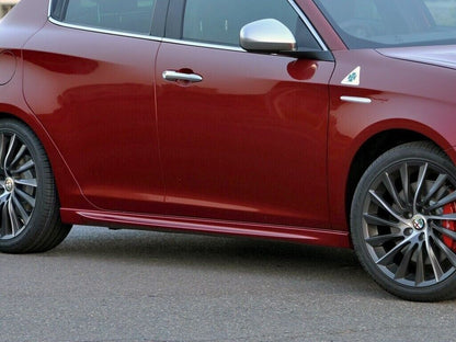 Miniskirts Side Skirts suitable for Alfa Romeo Giulietta Quadrifoglio Verde look 