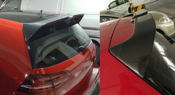 SPOILER TETTO ADATTO PER VW GOLF 7 VII 2012-2019 LOOK RLINE NERO LUCIDO ABS