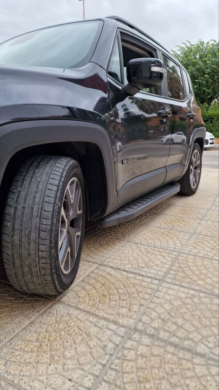 PEDANE LATERALI ADATTE PER JEEP RENEGADE DESIGN SPORTIV LOOK NERO