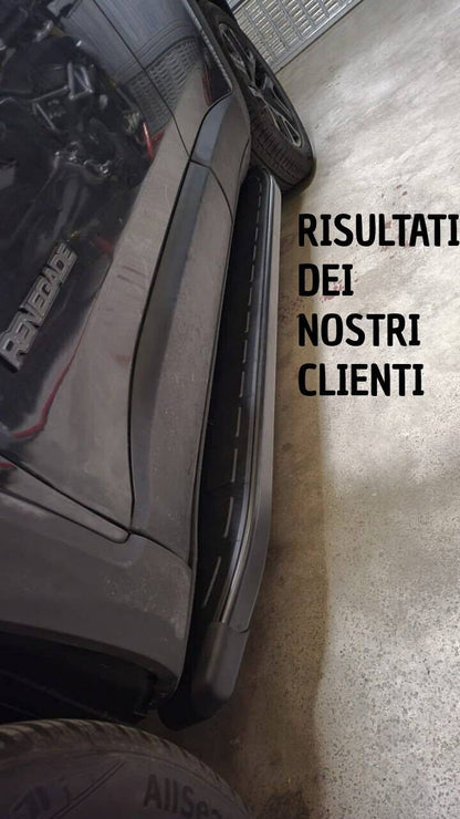 PEDANE LATERALI ADATTE PER JEEP RENEGADE DESIGN SPORTIV LOOK NERO