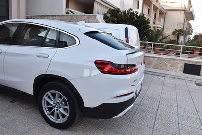SPOILER BAGAGLIAIO ADATTO PER BMW X4 G02 2018+ LOOK M COMPETITION NERO LUCIDO