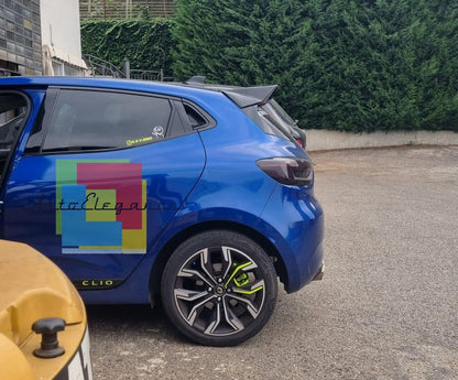 ROOF SPOILER SUITABLE FOR RENAULT CLIO 5 V 2019+ GLOSSY BLACK SPORTY LOOK -
