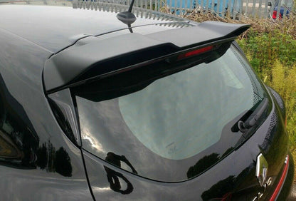 SPOILER SUITABLE FOR RENAULT CLIO 4 IV 2012-2018 GLOSSY BLACK LOOK CUP