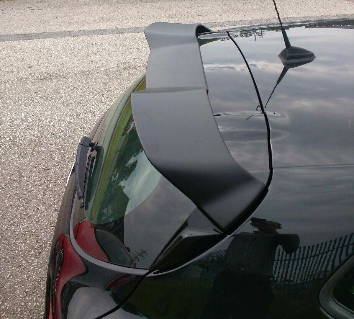 SPOILER SUITABLE FOR RENAULT CLIO 4 IV 2012-2018 GLOSSY BLACK LOOK CUP