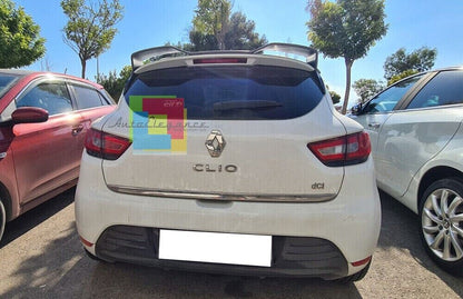 SPOILER SUITABLE FOR RENAULT CLIO 4 IV 2012-2018 GLOSSY BLACK LOOK CUP
