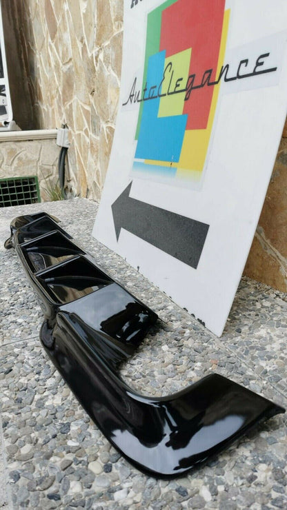 DIFFUSORE ADATTO PER BMW SERIE 5 F10 F11 LOOK M5 VORSTAINER NERO LUCIDO