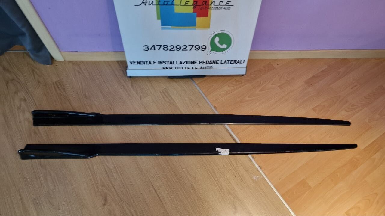 UNDER SKIRTS SUITABLE FOR BMW F30 F31 F32 F33 F36 GLOSSY BLACK (WITH MUSTACHE) 1110