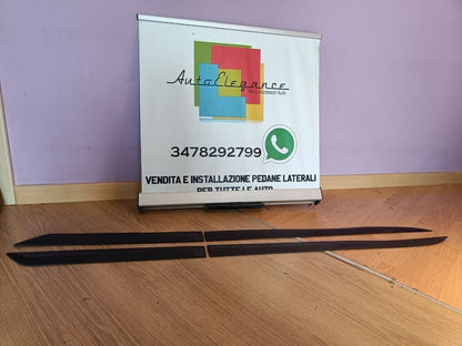 PARACOLPI UNIVERSALI 4 PEZZI ADATTI PER OPEL CORSA F NERO OPACO 160CM-,-