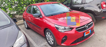 PARACOLPI UNIVERSALI 4 PEZZI ADATTI PER OPEL CORSA F NERO OPACO 160CM-,-