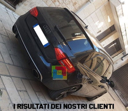 DIFFUSORE ADATTO PER AUDI A4 B8 2011-2015 LIFT STANDARD LOOK RS4 DESIGN SPORTIVO
