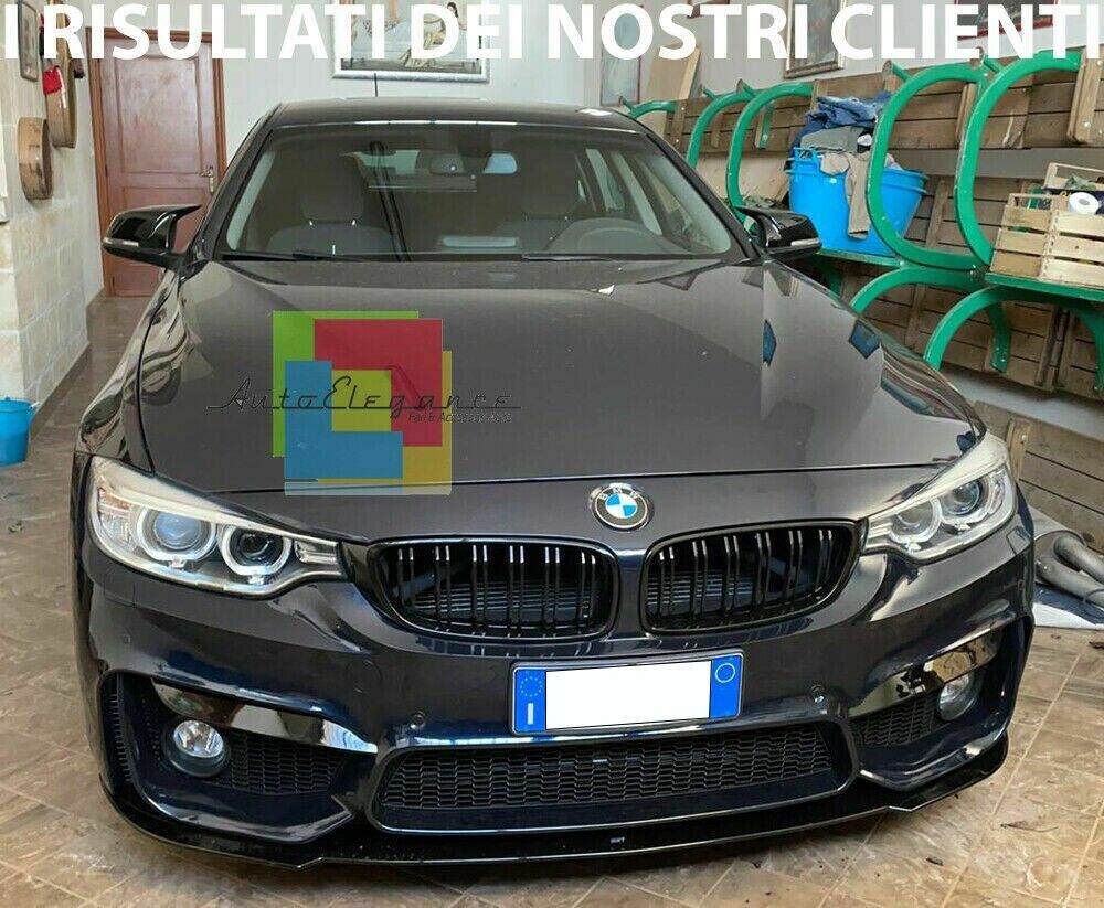 PARAURTI ANTERIORE ADATTO PER BMW SERIE 4 F32 F33 F36 LOOK M4 DESIGN SPORTIVO