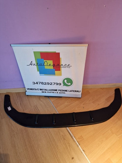 SPLITTER SUITABLE FOR VW GOLF 8 GTI GTD RLINE LOOK GLOSSY BLACK SPORTY DESIGN 