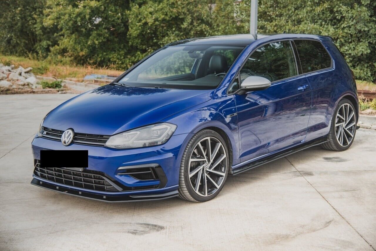 SOTTO MINIGONNE ADATTE PER GOLF 7 7.5 2012-2020 NERO LUCIDO