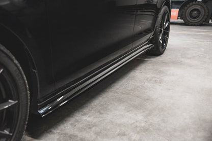 SOTTO MINIGONNE ADATTE PER GOLF 7 7.5 2012-2020 NERO LUCIDO