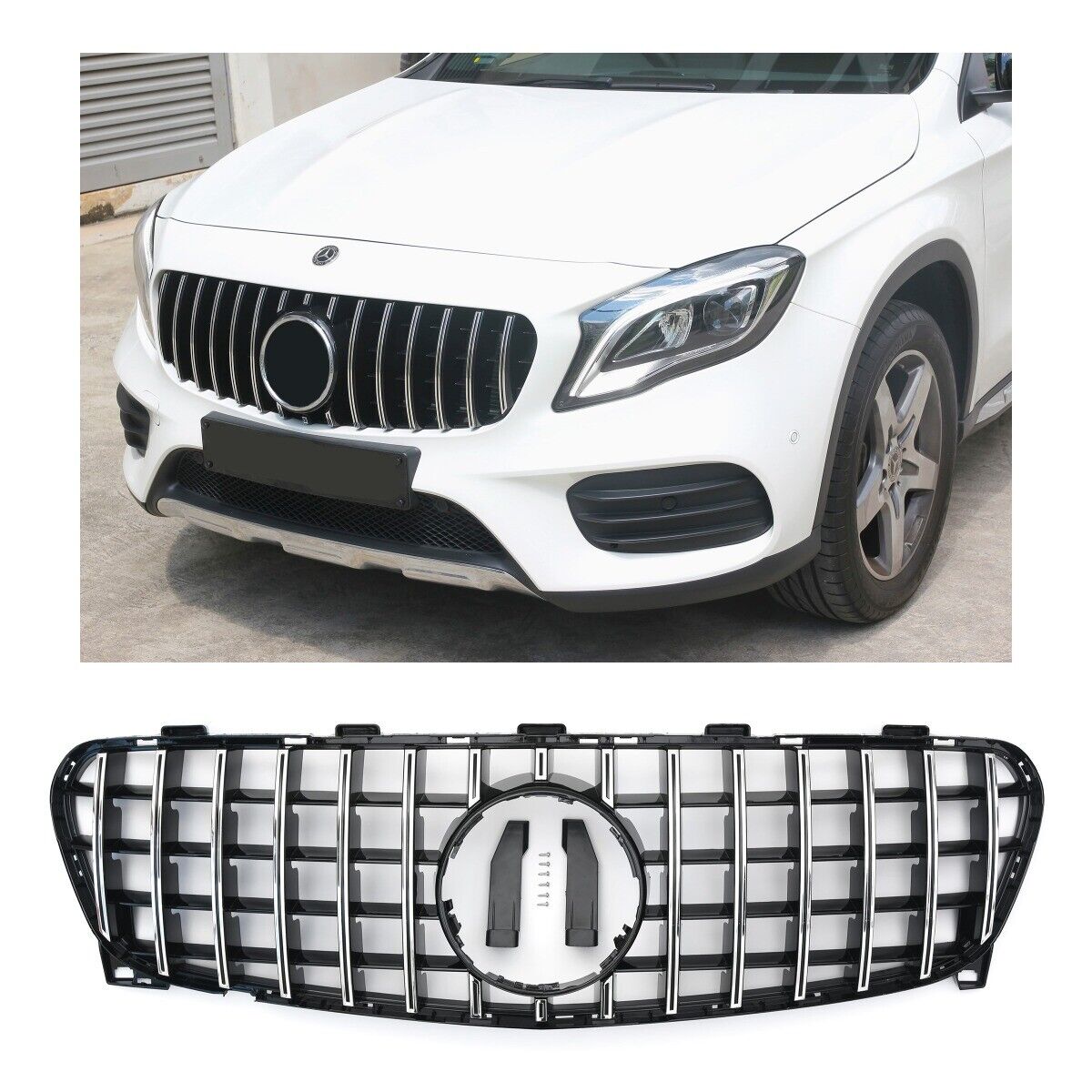 Griglia sportiva per Mercedes X156 GLA PANAMERICANA AMG GT OPTIK