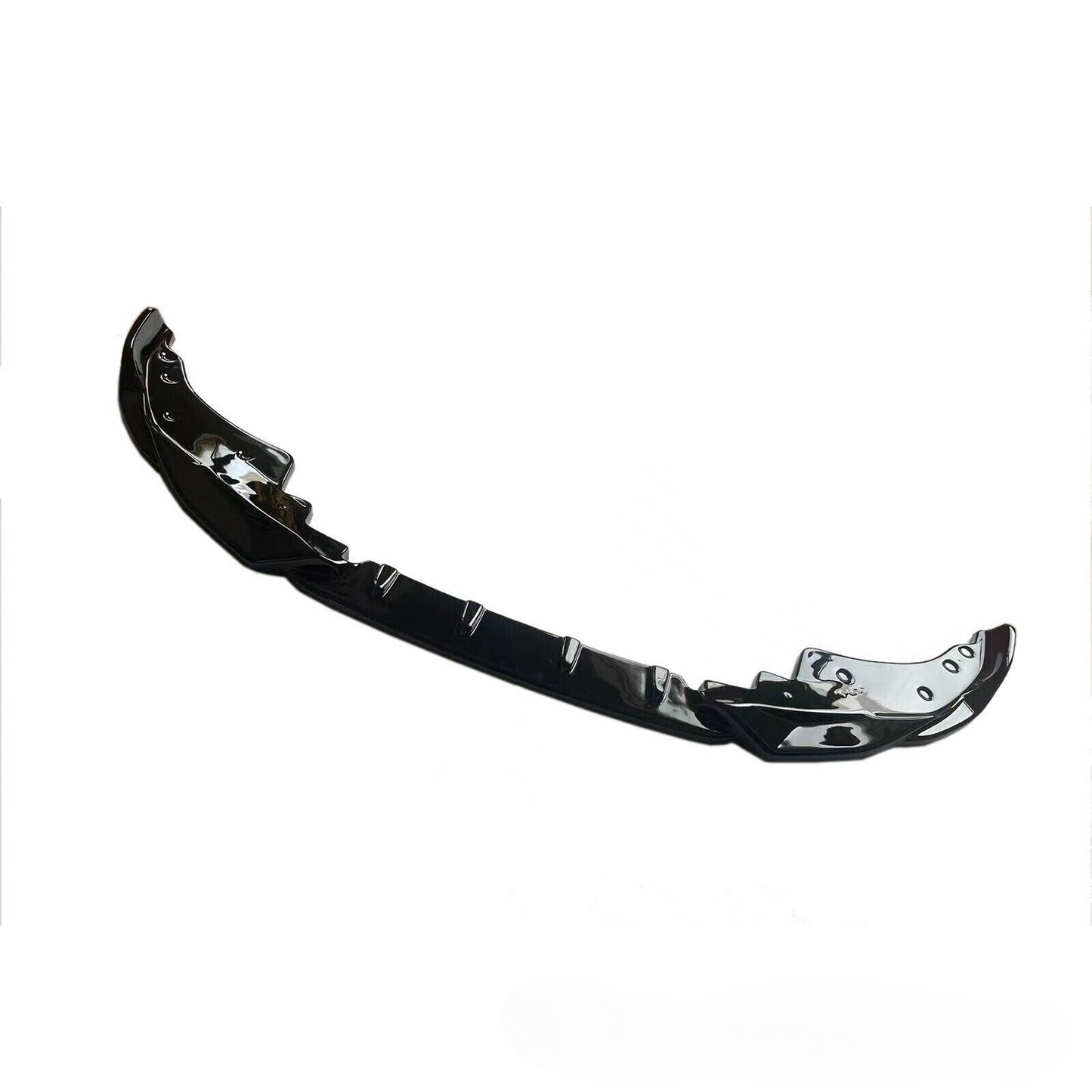 SPLITTER  adatto BMW SERIE 4 G22 G23 PARAURTI ANTERIORE NERO LUCIDO PARAURTI M