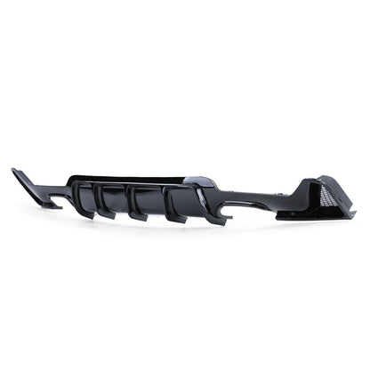 Diffusore posteriore performance lucido doppio tubo re+ BMW F32 F33 F36
