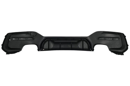 Diffusore Paraurti Doppia Uscita ADATTO per BMW Serie 1 F20 F21 LCI 15-19 Nero