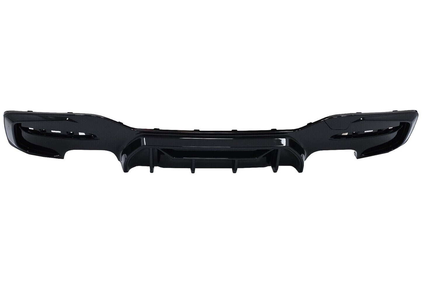 Diffusore Paraurti Doppia Uscita ADATTO per BMW Serie 1 F20 F21 LCI 15-19 Nero