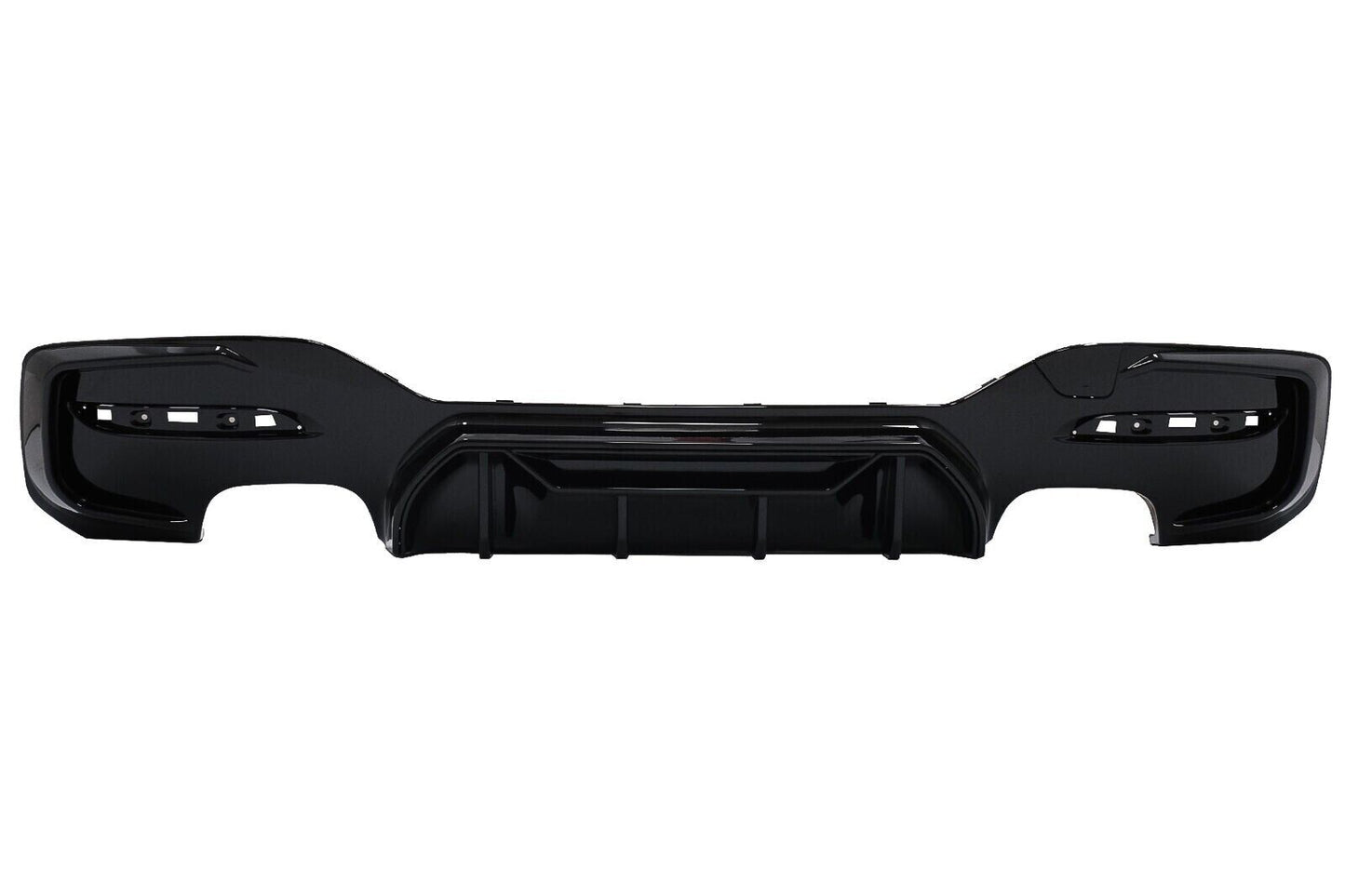 Diffusore Paraurti Doppia Uscita ADATTO per BMW Serie 1 F20 F21 LCI 15-19 Nero