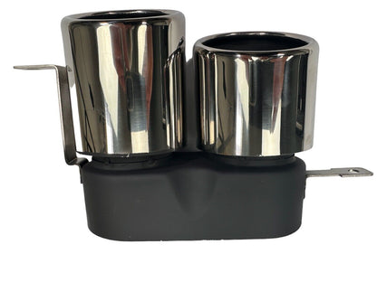 DIFFUSER + EXHAUST MASKS (CHROME) SUITABLE FOR BMW 3 SERIES G20/G20 2019-2022 