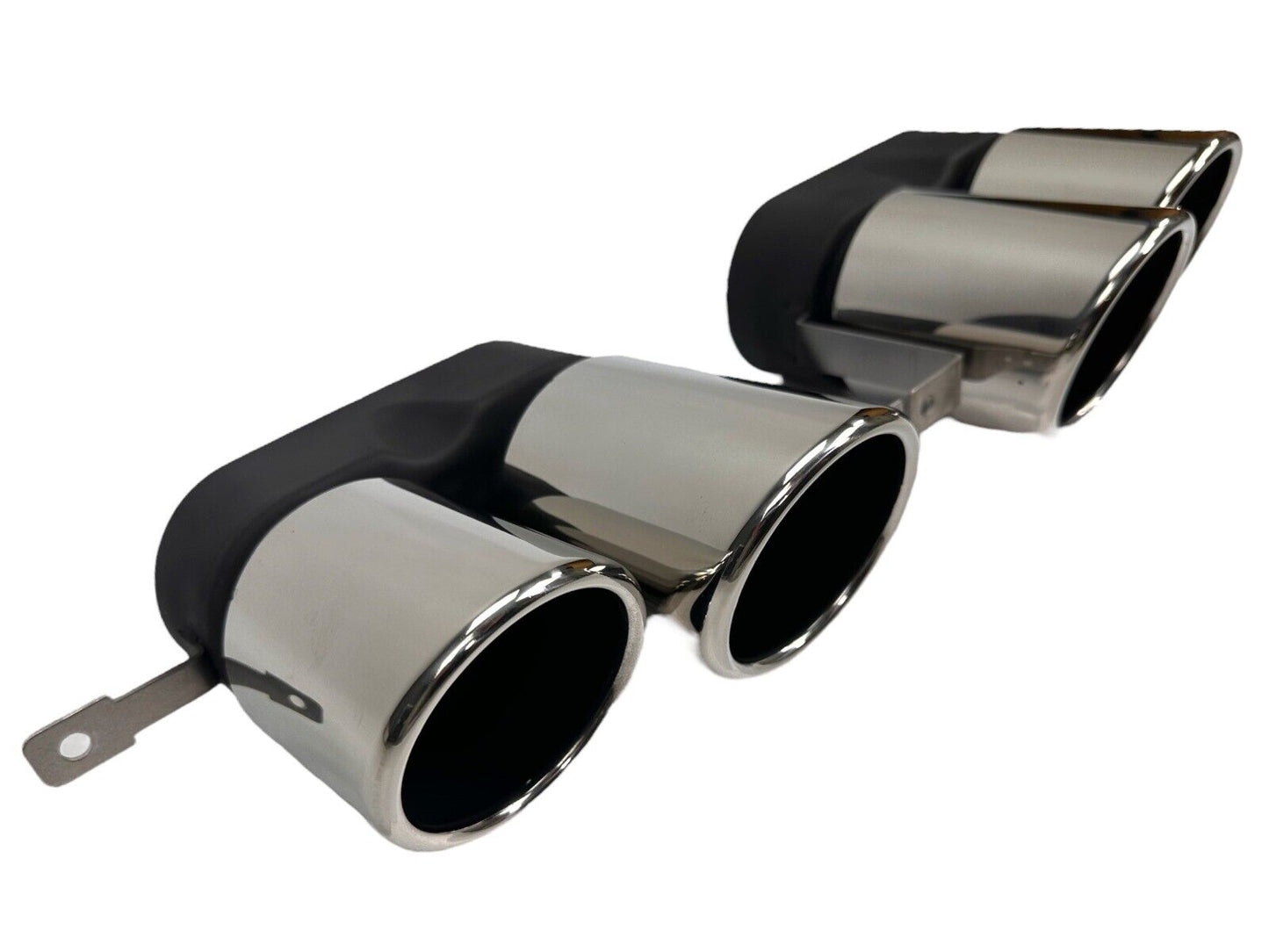 DIFFUSER + EXHAUST MASKS (CHROME) SUITABLE FOR BMW 3 SERIES G20/G20 2019-2022 
