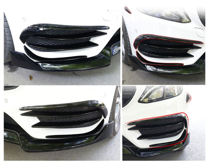 SPOILER AERODINAMICO ANTERIORE adatto PER MERCEDES W205 CLASSE C AMG LINE