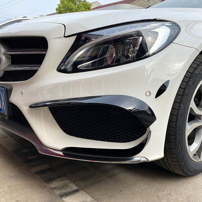 SPOILER AERODINAMICO ANTERIORE adatto PER MERCEDES W205 CLASSE C AMG LINE