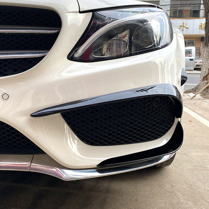 SPOILER AERODINAMICO ANTERIORE adatto PER MERCEDES W205 CLASSE C AMG LINE