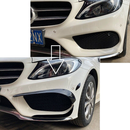 SPOILER AERODINAMICO ANTERIORE adatto PER MERCEDES W205 CLASSE C AMG LINE
