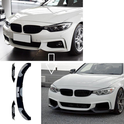 Splitter labbro spoiler anteriore adatto per BMW Serie 4 F32 F33 F36 con M-Sport