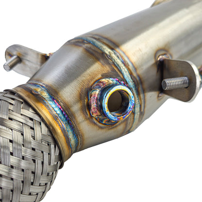 Tubo di ricambio per downpipe da corsa in acciaio inossidabile adatto PER BMW SERIE 4