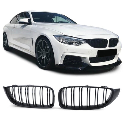 Performance matt double bar sports radiator grille suitable for BMW 4 Series