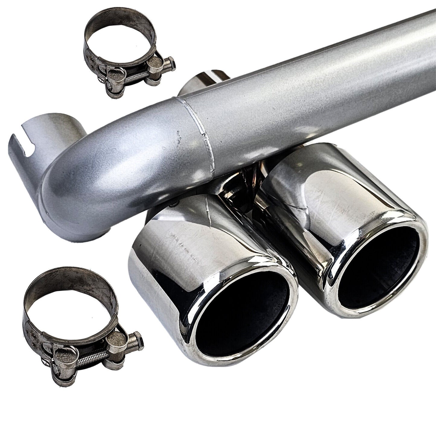 Glossy Rear Diffuser + Sporty Look Exhaust Tip Suitable for BMW 
