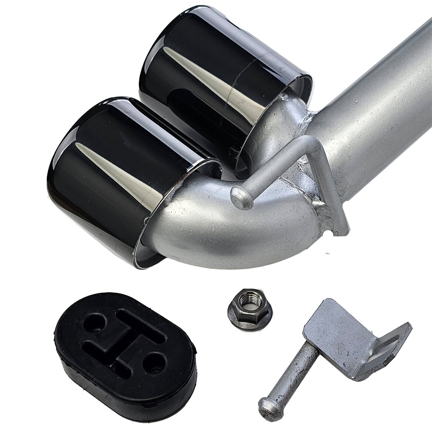 Terminale di scarico duplex conversione look 4 tubi adatto per BMW F32 F33 F36 4