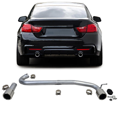 Duplex exhaust pipe 440 conversion look suitable for BMW F32 F33 F36 425 428 430 