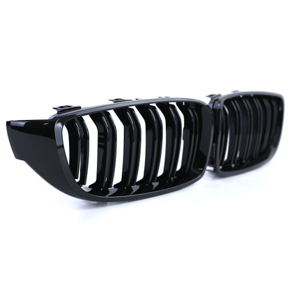 Glossy Double Bar Sport Radiator Grille Suitable for BMW 4 Series F32 F33 F36 